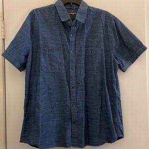 Men’s express XL short sleeve button up
